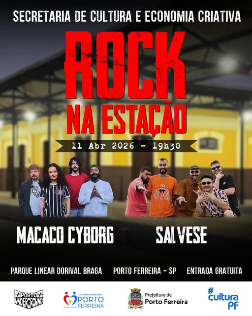 Se liga nas atrações da edição de abril do Rock na Estação!